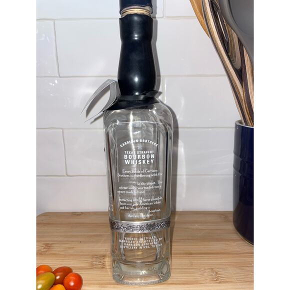 EMPTY Garrison Brothers SMALL BATCH Bourbon Whiskey Bottle 750ml - Picture 4 of 7